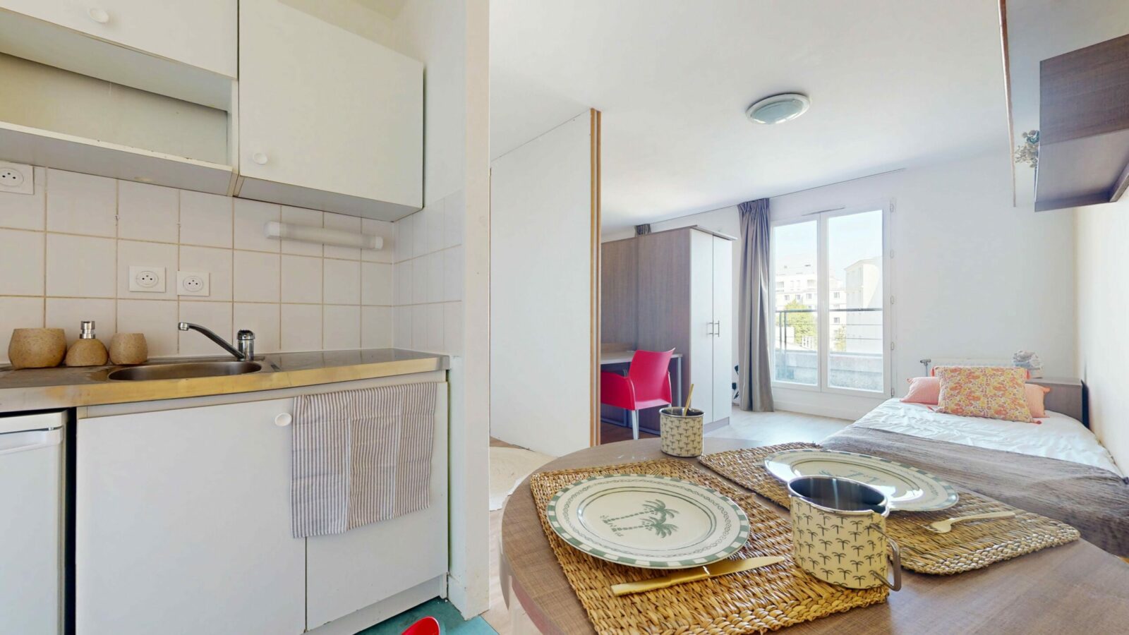 cuisine colocation - Résidence étudiante Meunier à Champs-sur-Marne - ARPEJ