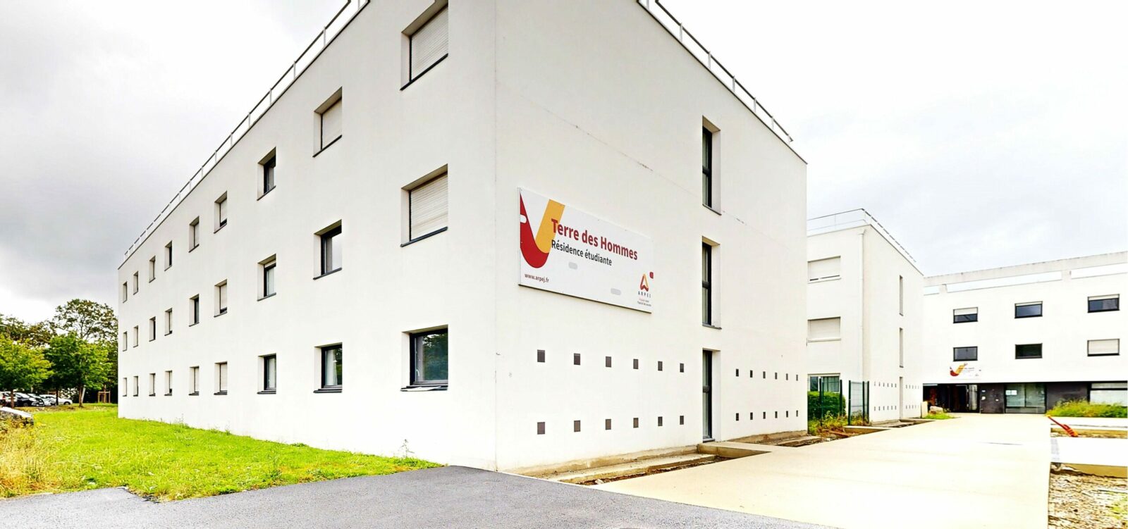 extérieur résidence étudiante Terre Des Hommes à Bruz - Arpej