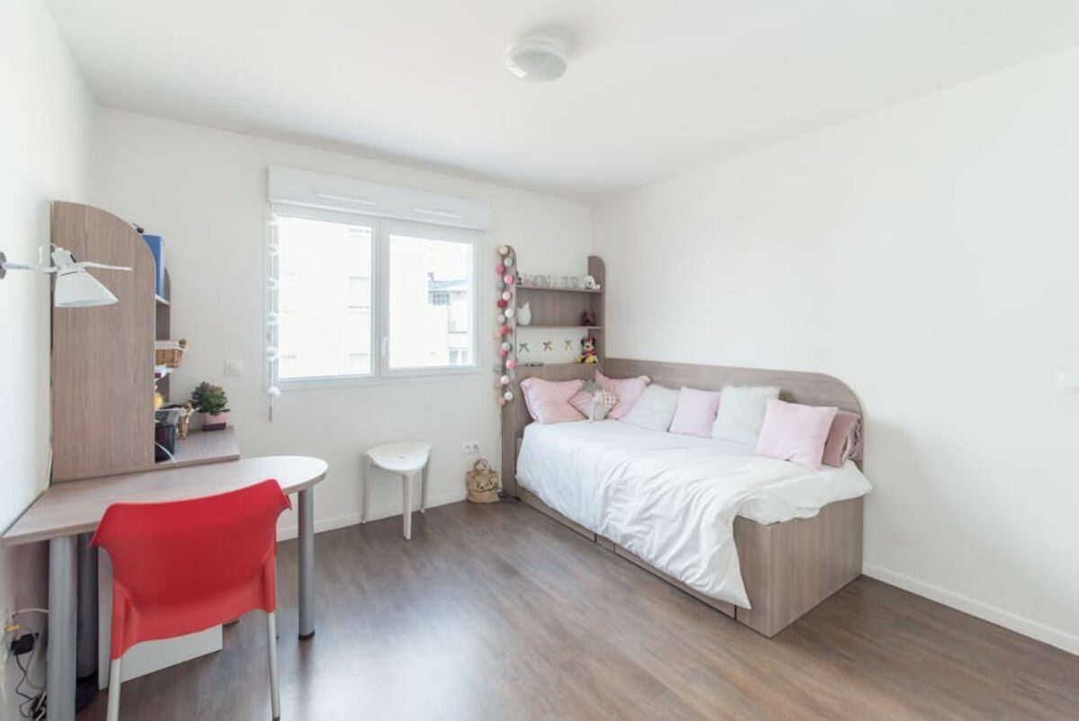 chambre résidence étudiante Carmen Caron à Aubervilliers - Arpej