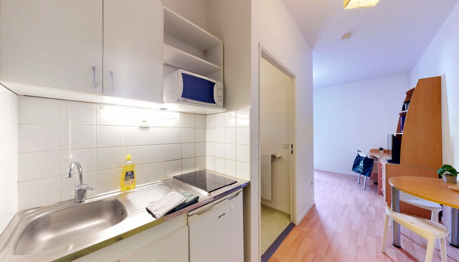 kitchenette résidence étudiante La Fayette Technopole à Metz - Arpej