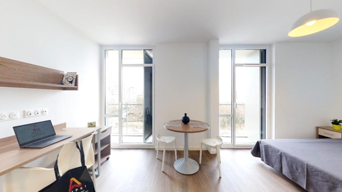 Chambre résidence étudiante Saint-Denis - Pierre Vidal-Naquet - ARPEJ