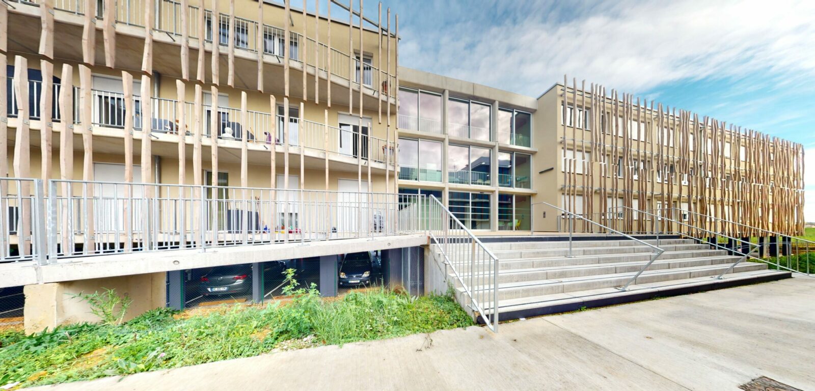 extérieur résidence étudiante En Tandem à Metz - ARPEJ