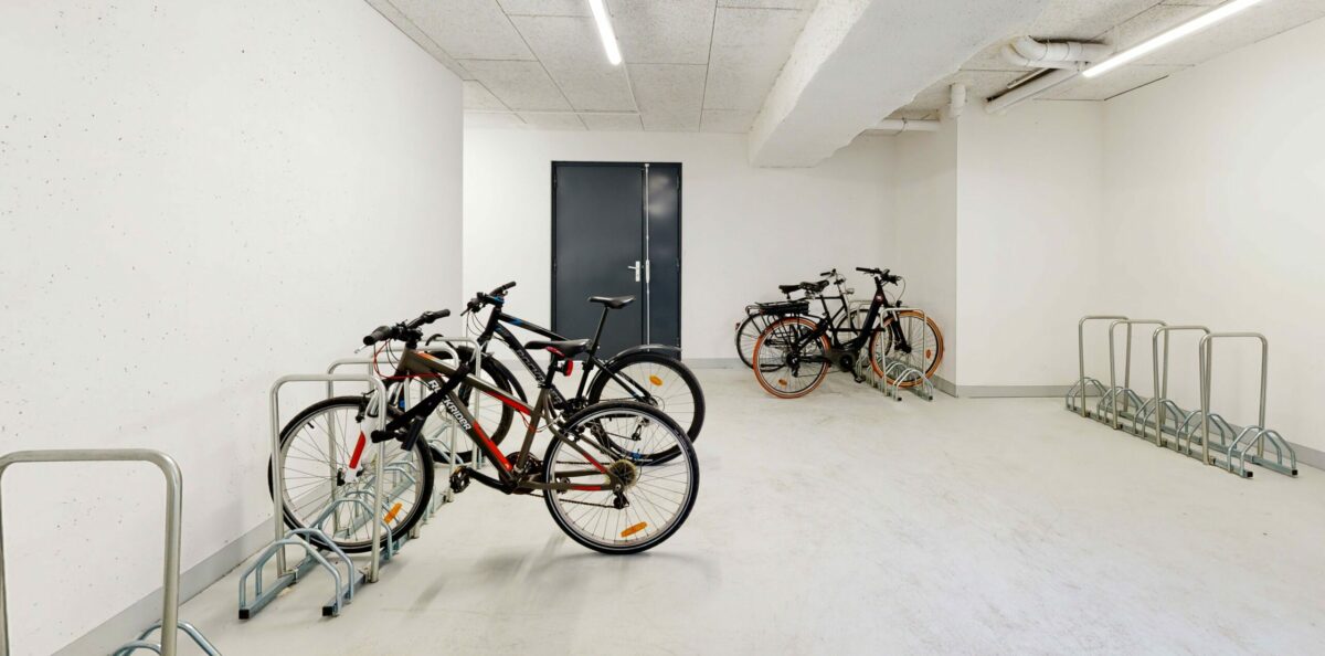 Bike Park résidence étudiante Raymond Aron à La Garenne-Colombes - ARPEJ