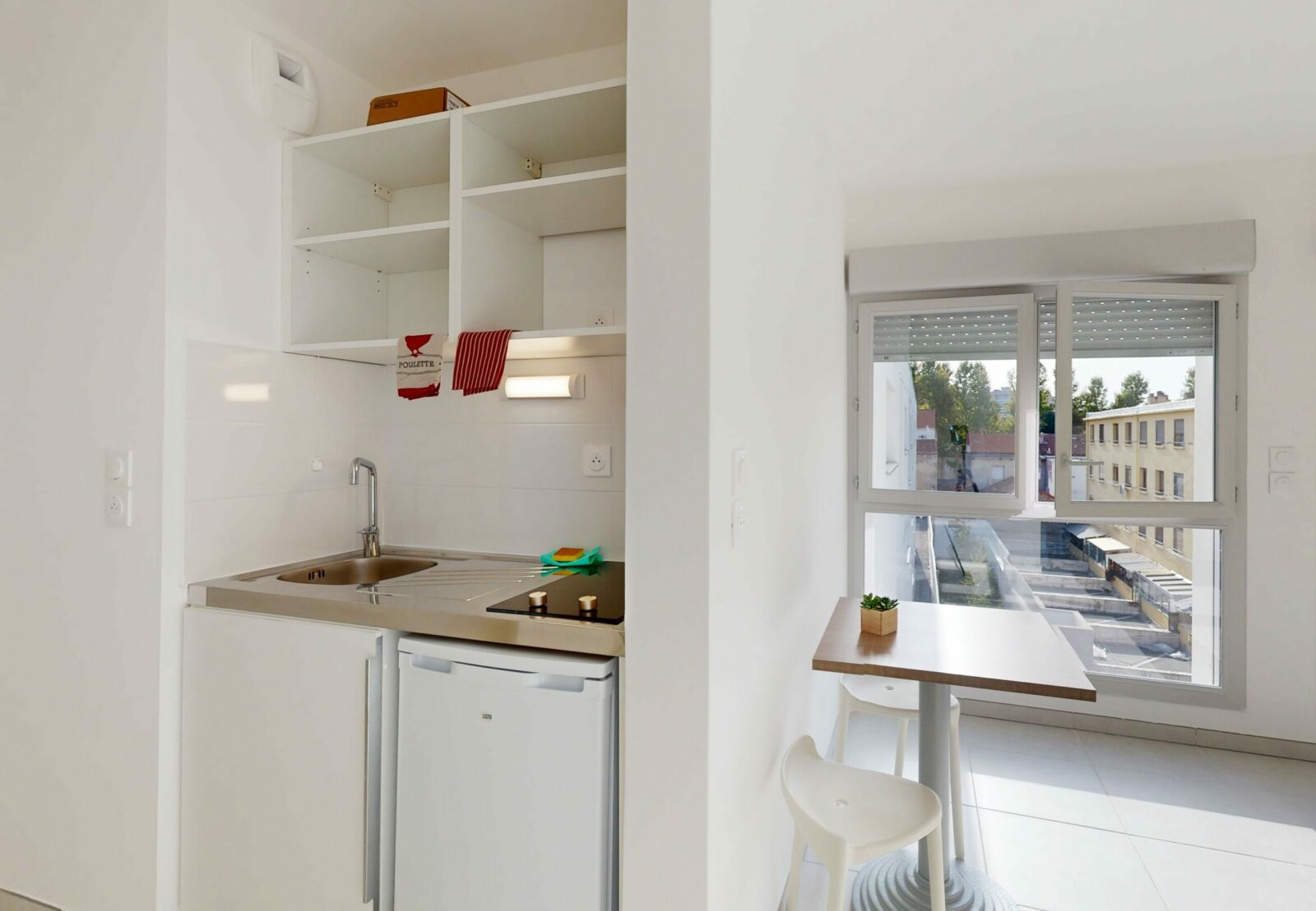 kitchenette résidence étudiante Canissat à Marseille - ARPEJ