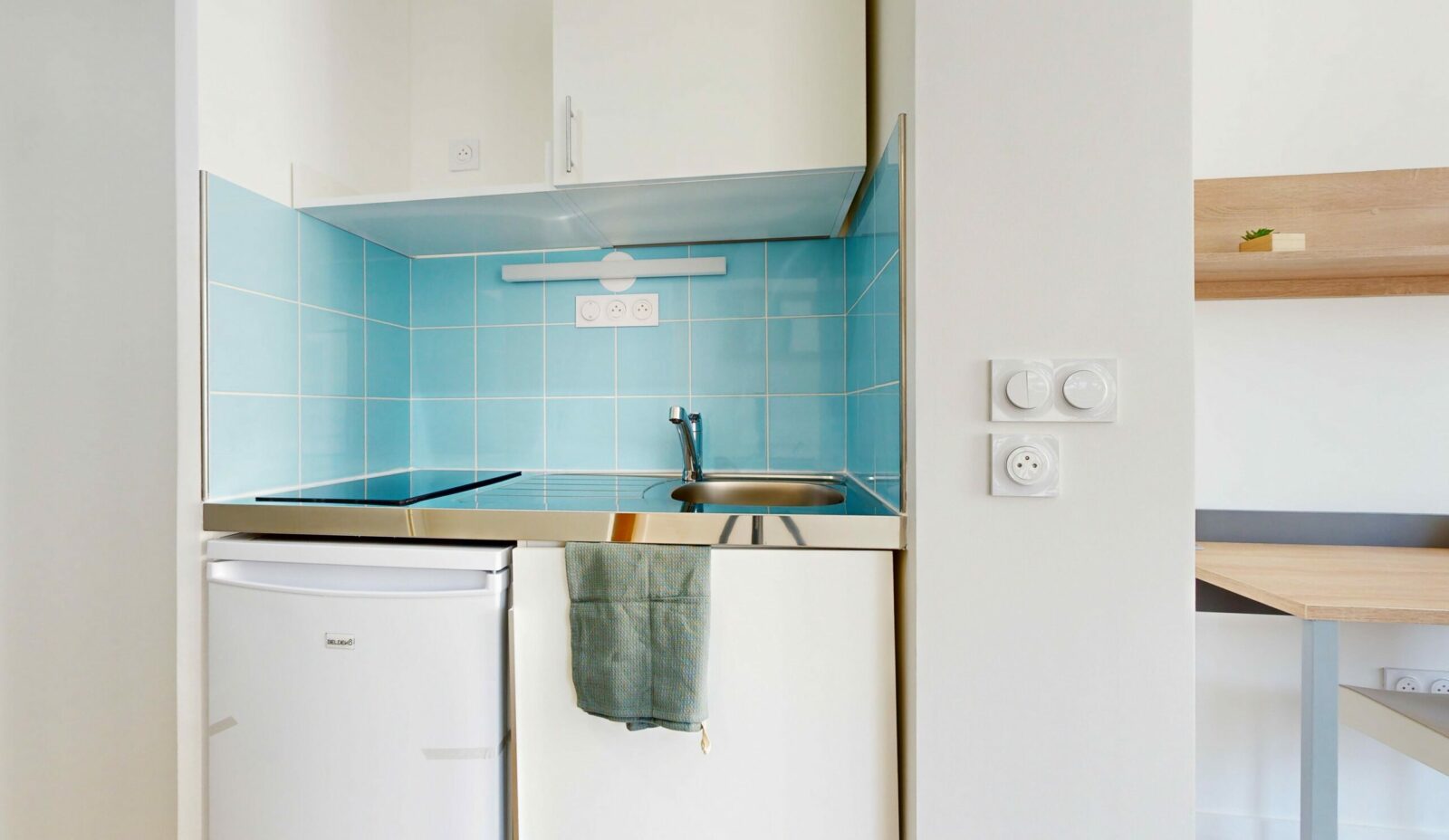 kitchenette résidence étudiante Pierre Grach à Saint Mandé - Arpej