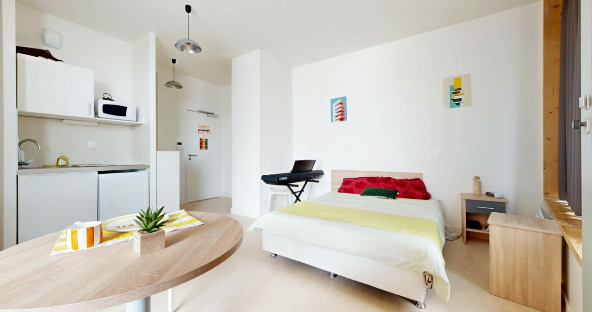 chambre résidence étudiante Danielle Casanova à Paris 18ème - ARPEJ