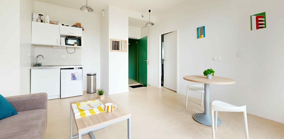 kitchenette résidence étudiante Danielle Casanova à Paris 18ème - ARPEJ