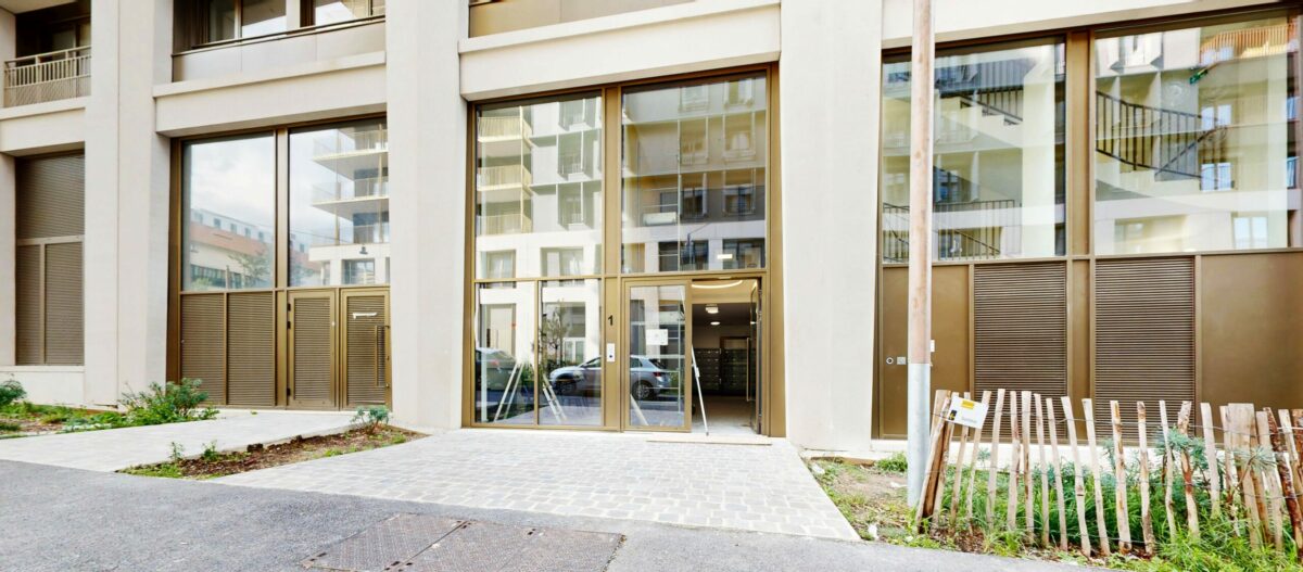 extérieur résidence étudiante Masha Jina Amini à Saint Denis - Arpej