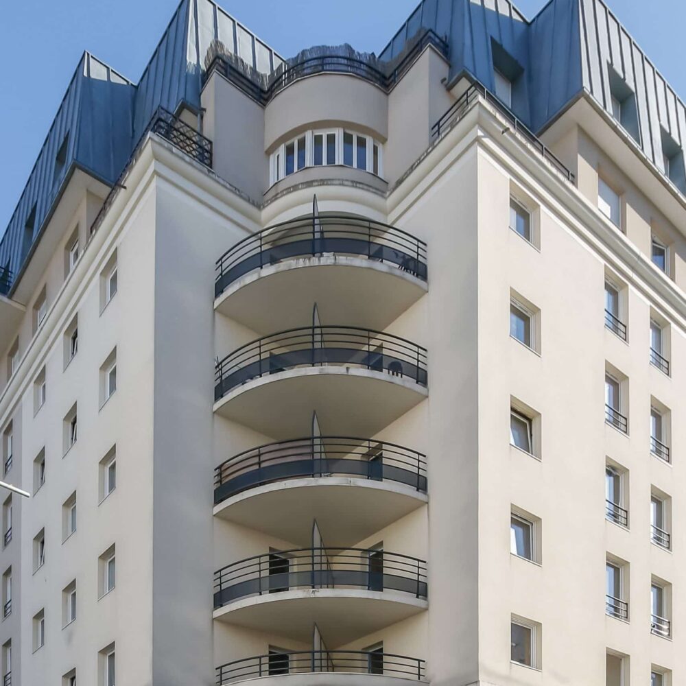 extérieur résidence étudiante Andre Devambez à Neuilly-Plaisance - Arpej