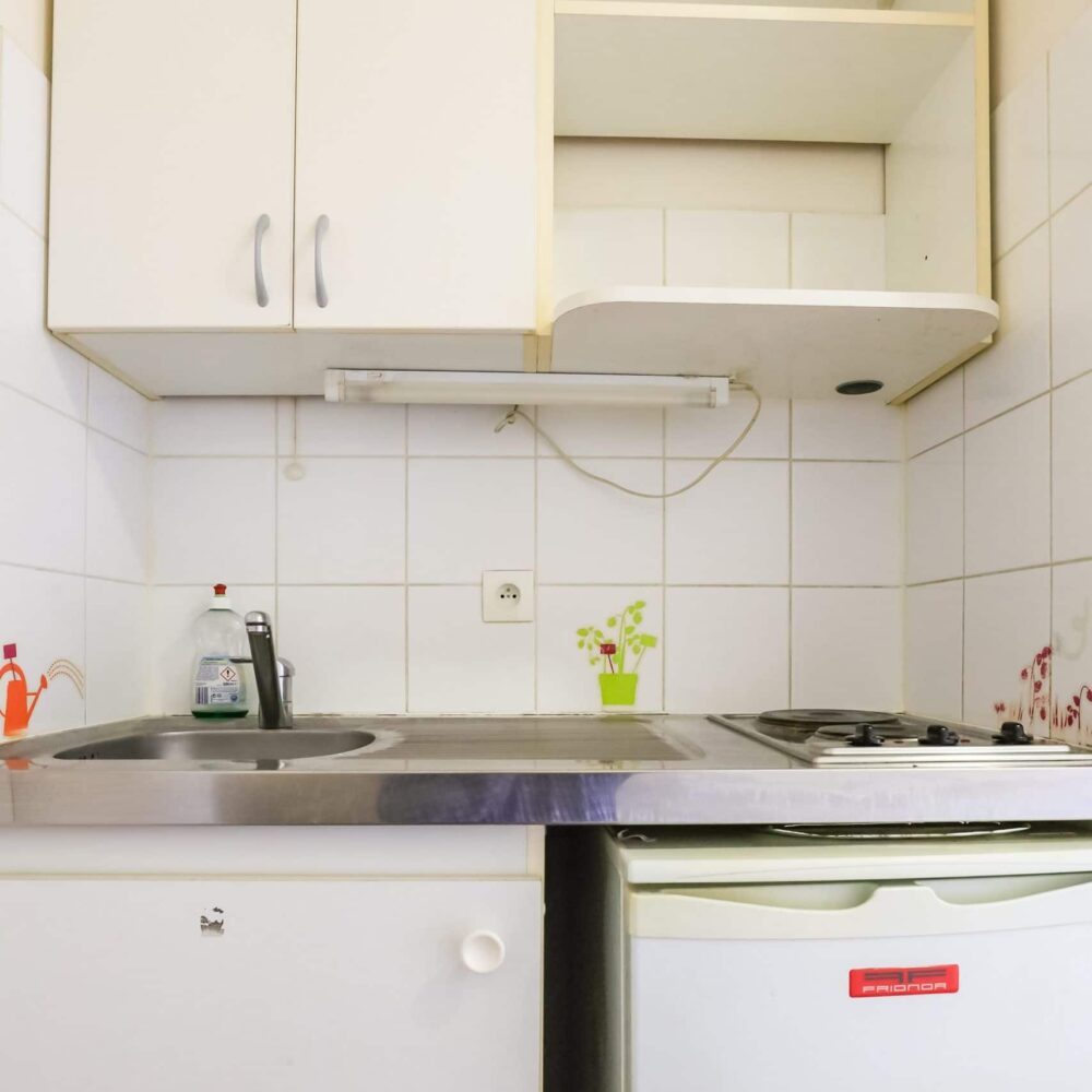 kitchenette résidence étudiante Chanzy à Nanterre - ARPEJ