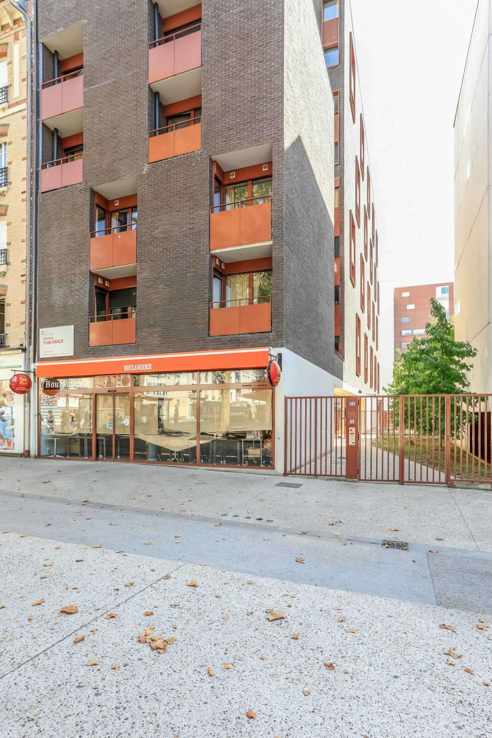 extérieur résidence étudiante Frida Kahlo à Montreuil - Arpej