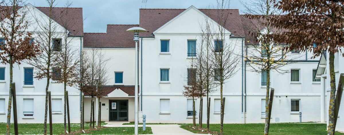 extérieur résidence étudiante et jeunes actifs Jean Zay à Cesson - Arpej