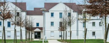 extérieur résidence étudiante et jeunes actifs Jean Zay à Cesson - Arpej