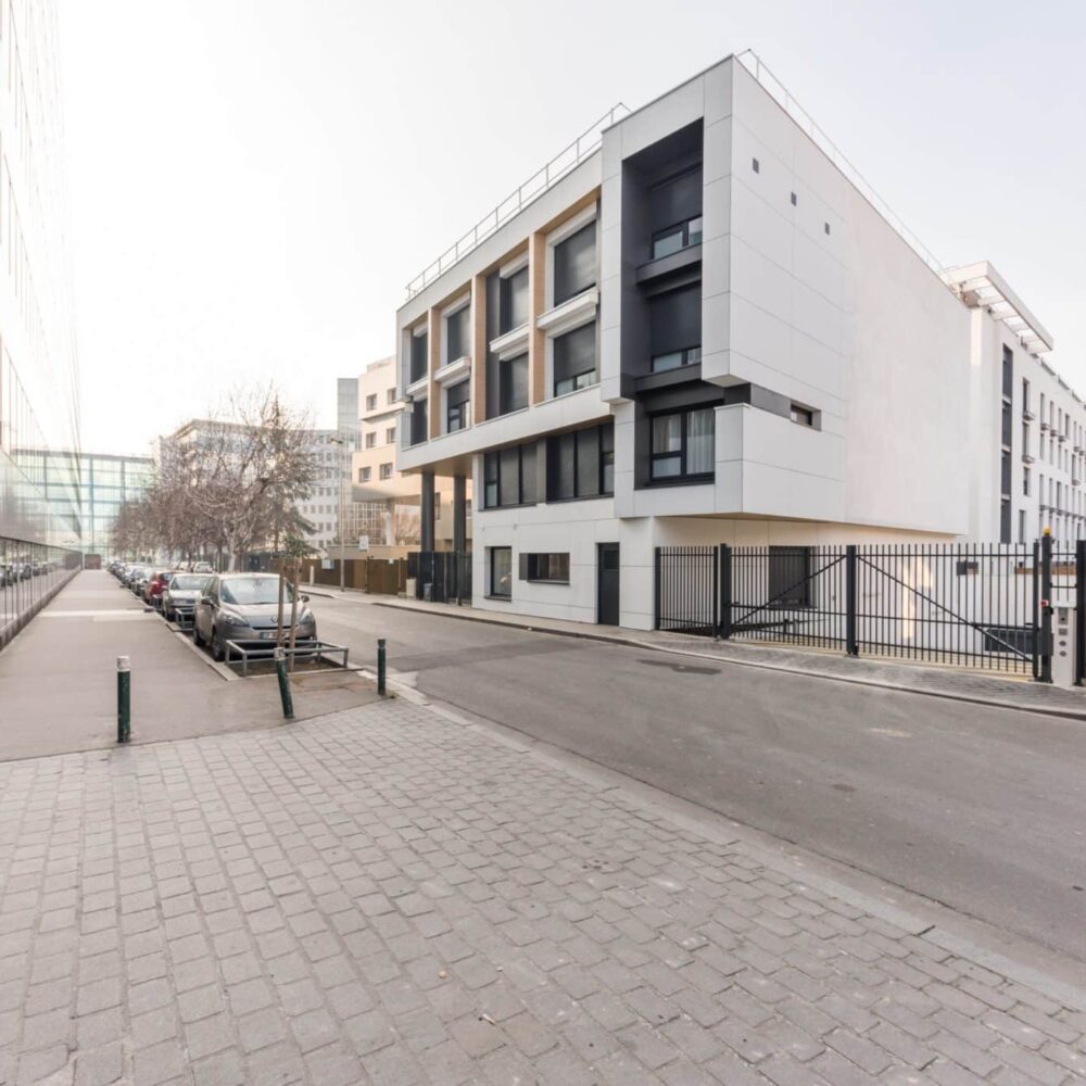 extérieur résidence jeunes actifs Louis Faure Dujarric à Colombes -ARPEJ
