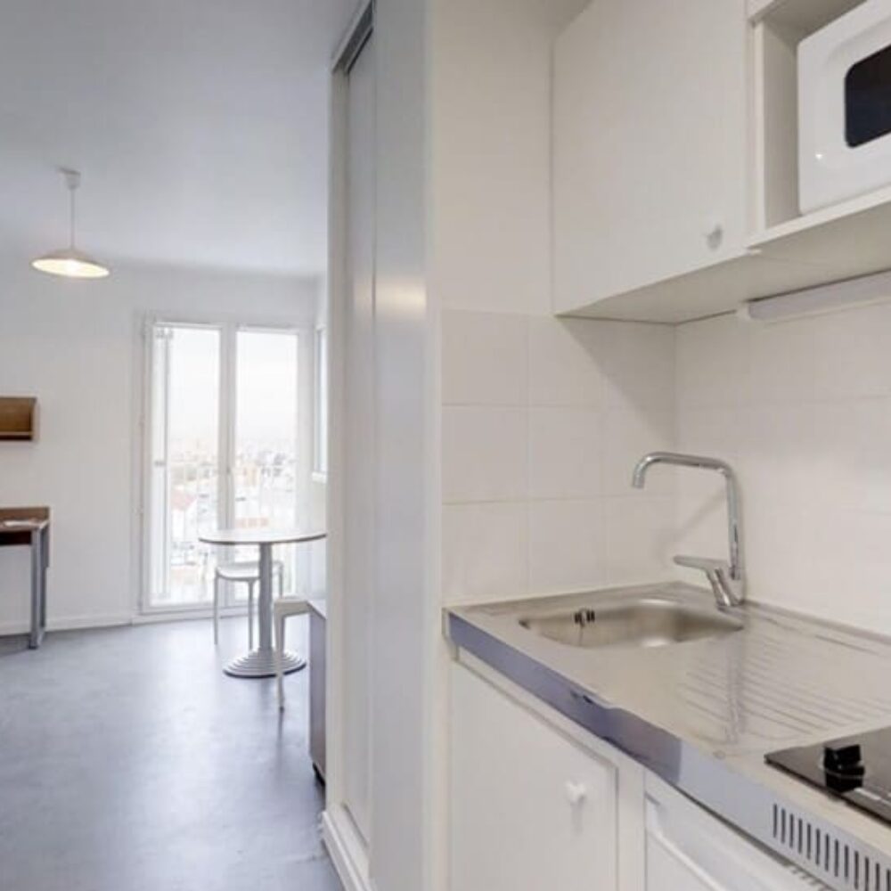 kitchenette résidence étudiante Oméga à Aubervilliers - ARPEJ
