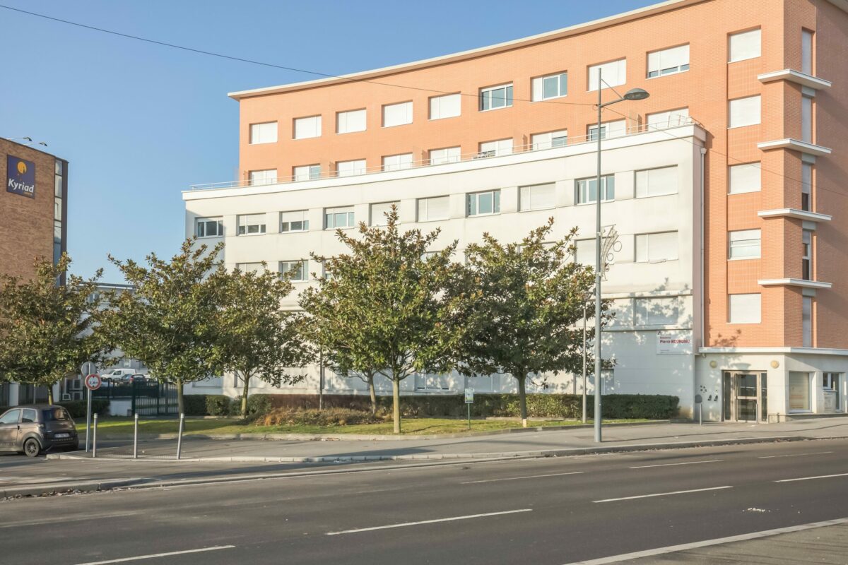 extérieur résidence étudiante Pierre Bourdieu à Bonneuil-sur-Marne - ARPEJ