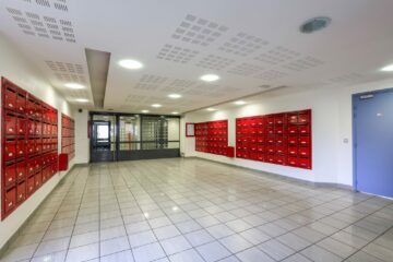 hall d'entrée résidence étudiante Pierre Gilles de Gennes à Noisiel-Arpej