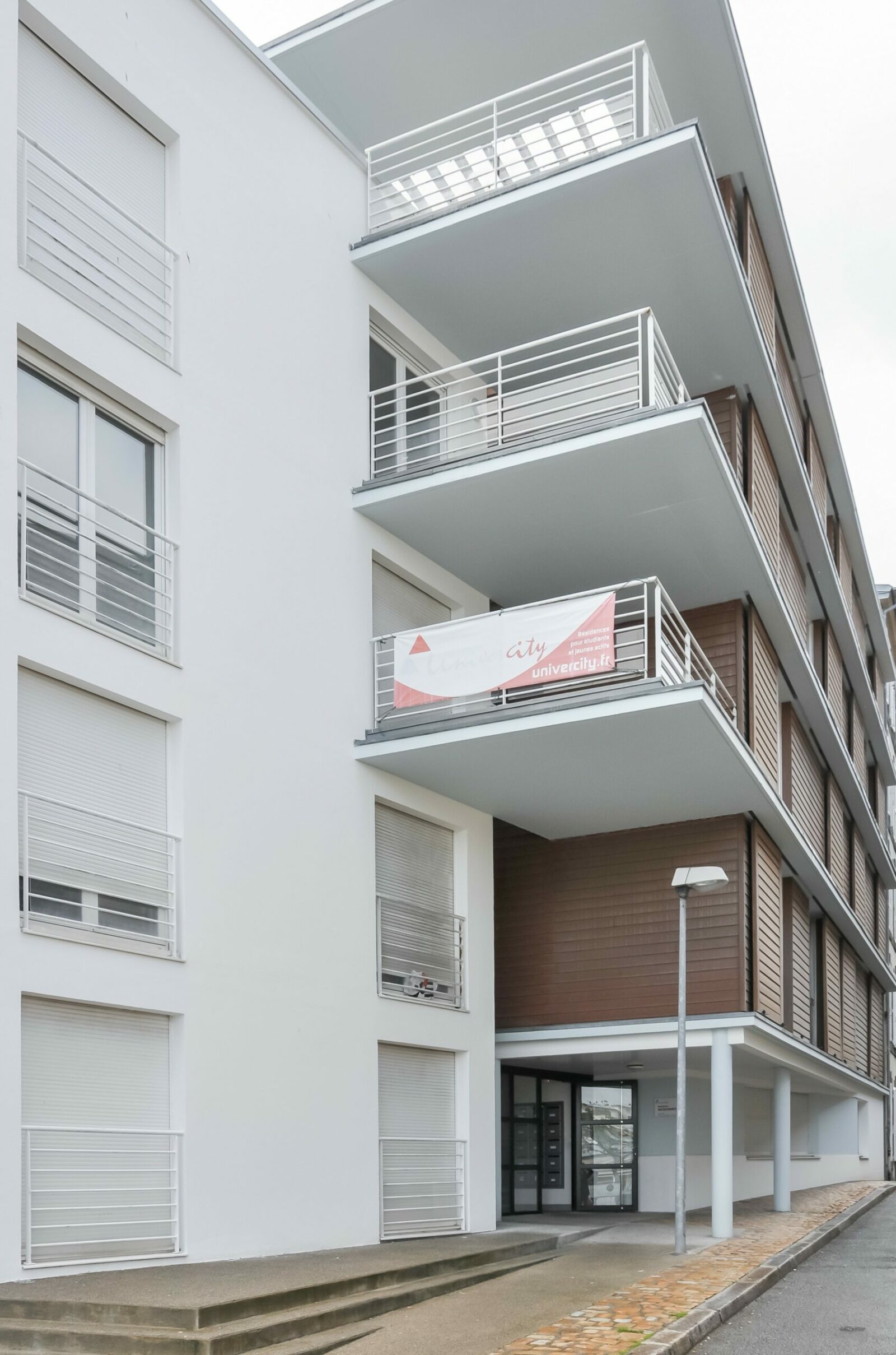 extérieur résidence étudiante Recouvrance à Brest - ARPEJ