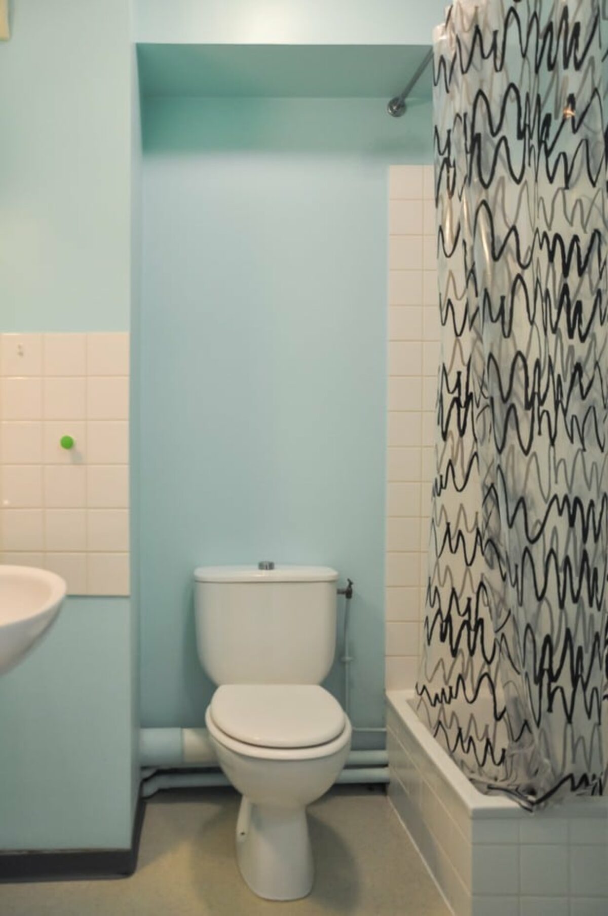 salle de bain résidence étudiante Saint Luc à Brest - Arpej